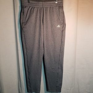Women's Adidas Climawarm Gray Workout Sweatpants